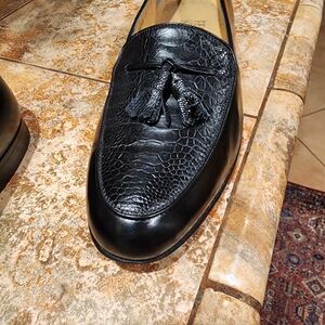 Mens salvatore ferragamo exotic loafers 10.5 D